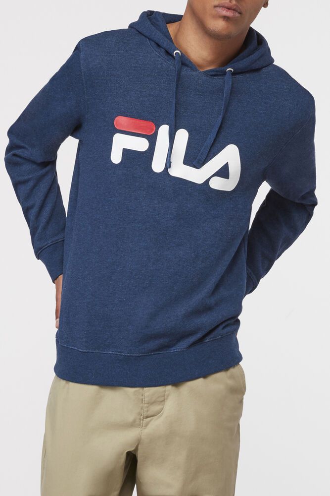 Fila Hoodie Mens Navy Queens Hoody - Ireland 36025-UEWK